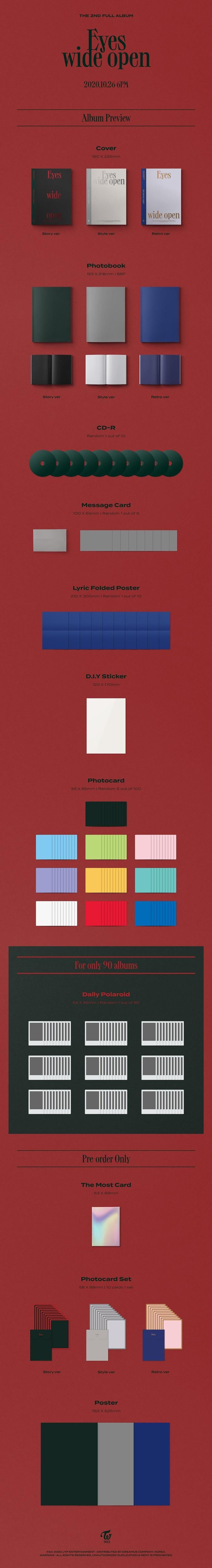 TWICE - Eyes wide open - 2nd Full Album