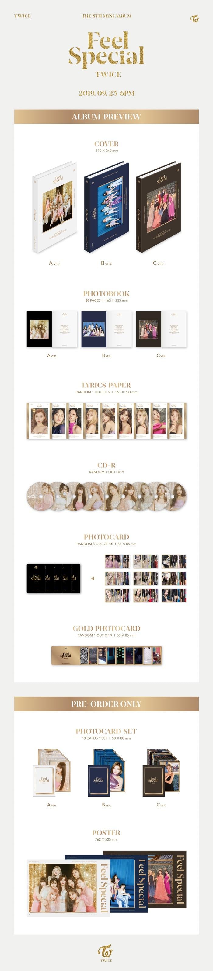 TWICE - Feel Special - 8th Mini Album