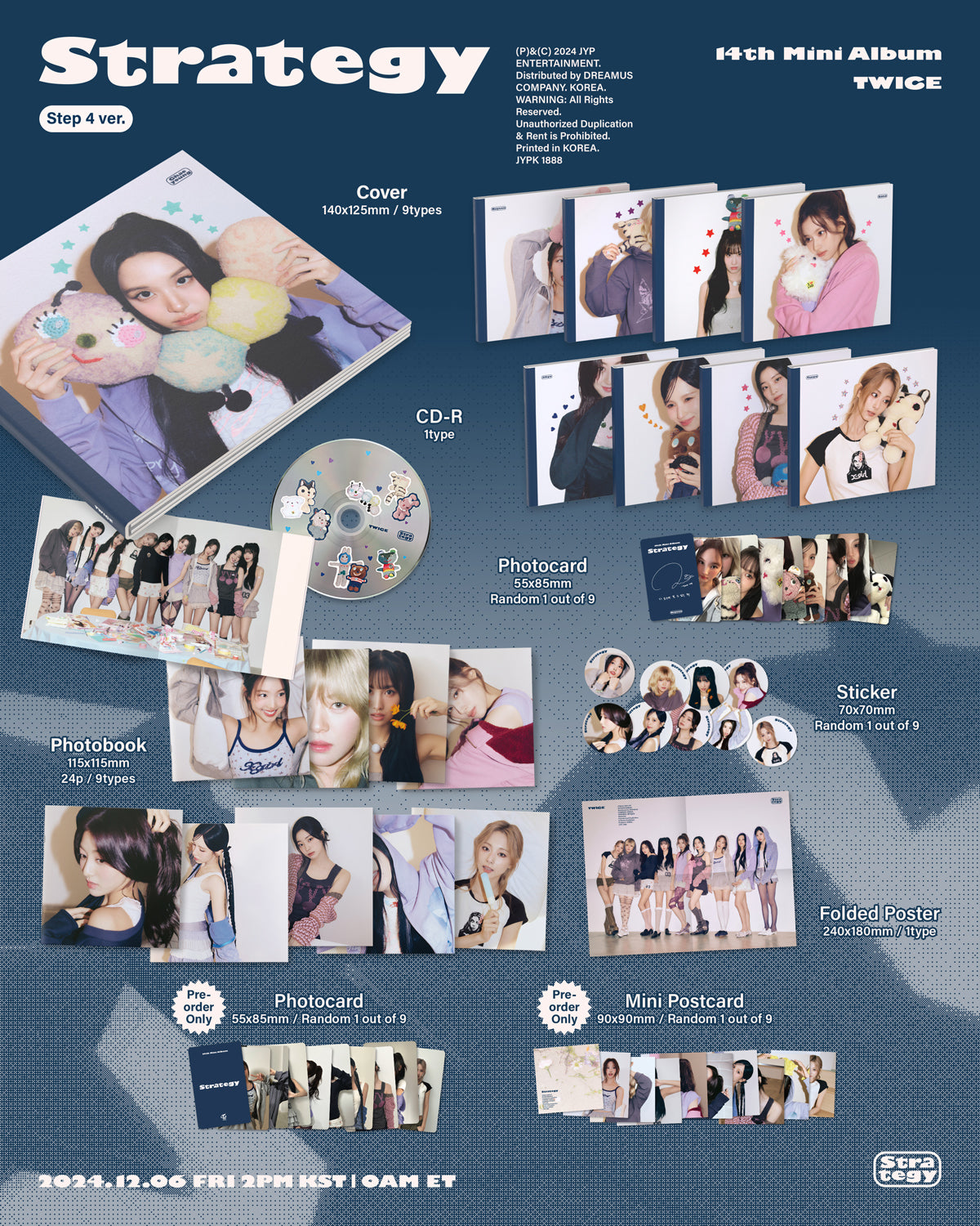 TWICE - STRATEGY - 14th Mini Album (Step 4 Ver.)