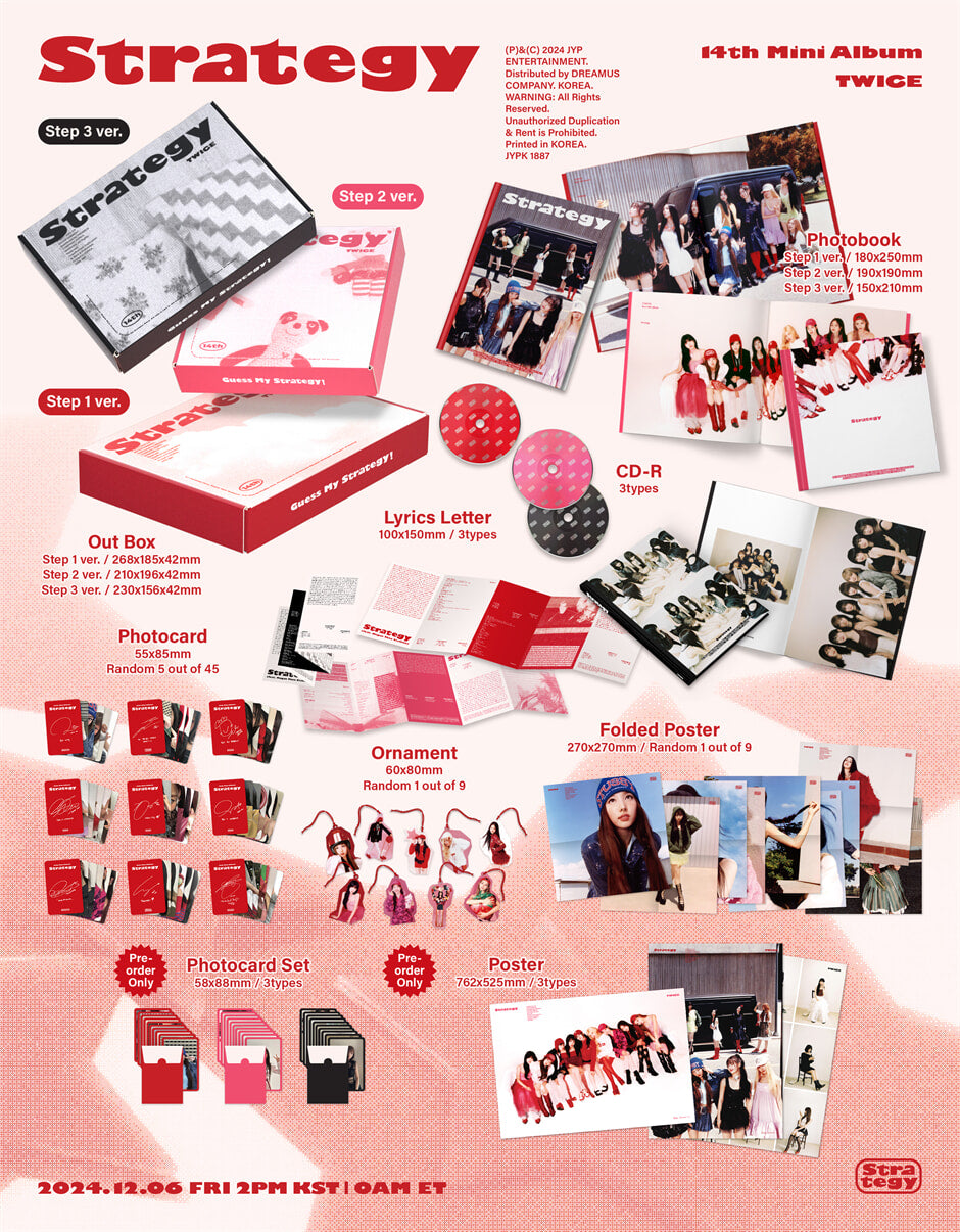 TWICE - STRATEGY - 14th Mini Album (Standard Ver.)
