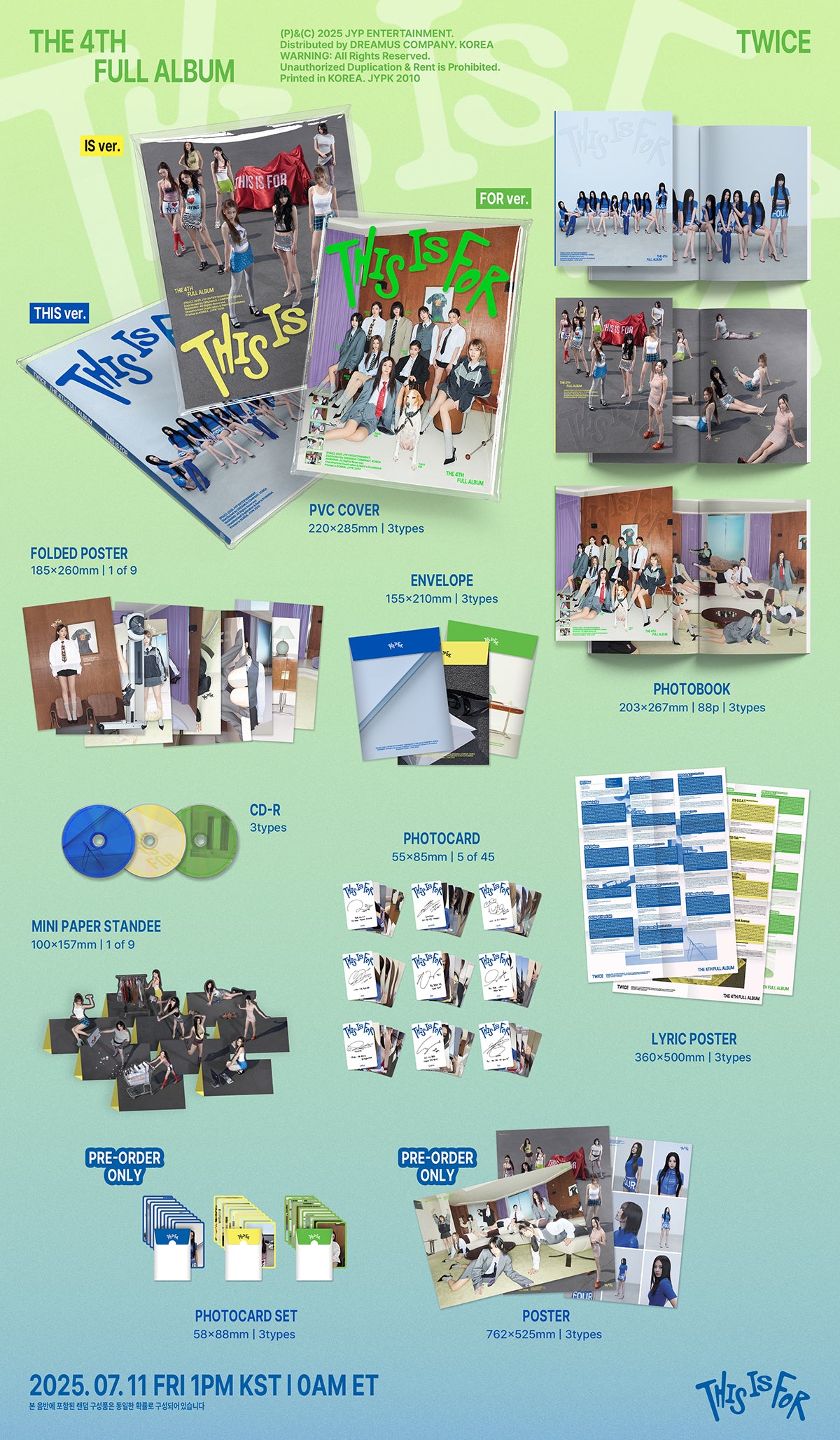 TWICE - THIS IS FOR - 4th Album