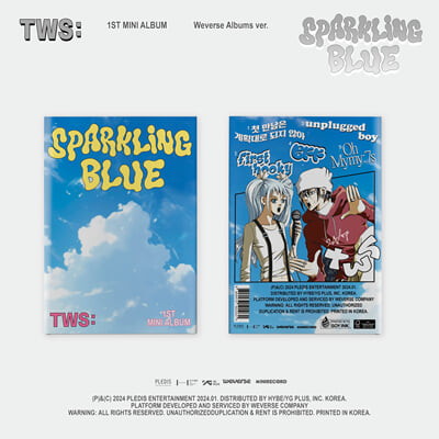 TWS - Sparkling Blue - 1st Mini Album (Weverse Albums Ver.)