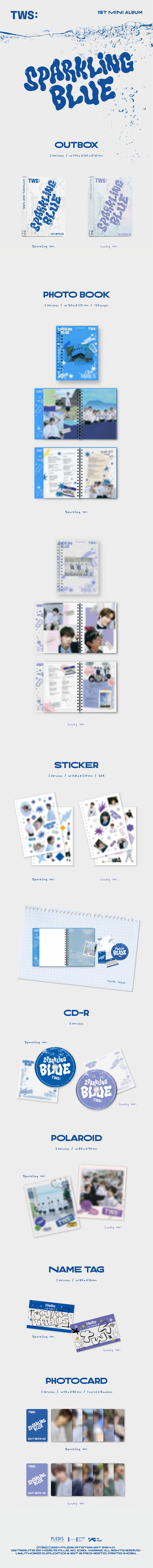 TWS - Sparkling Blue - 1st Mini Album