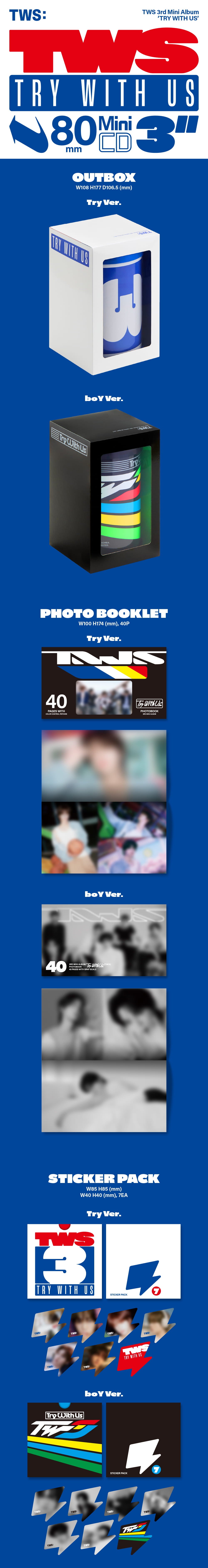 TWS - TRY WITH US - 3rd Mini Album