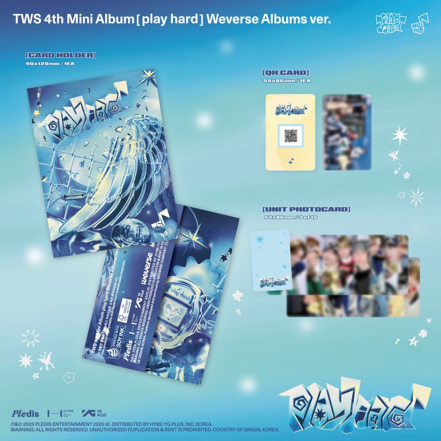 TWS - play hard - 4th Mini Album (Weverse Albums Ver.)