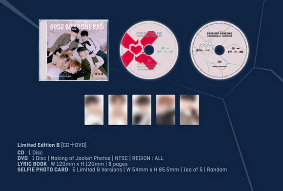 TXT - GOOD BOY GONE BAD - Japanese Album (Limited Edition B)