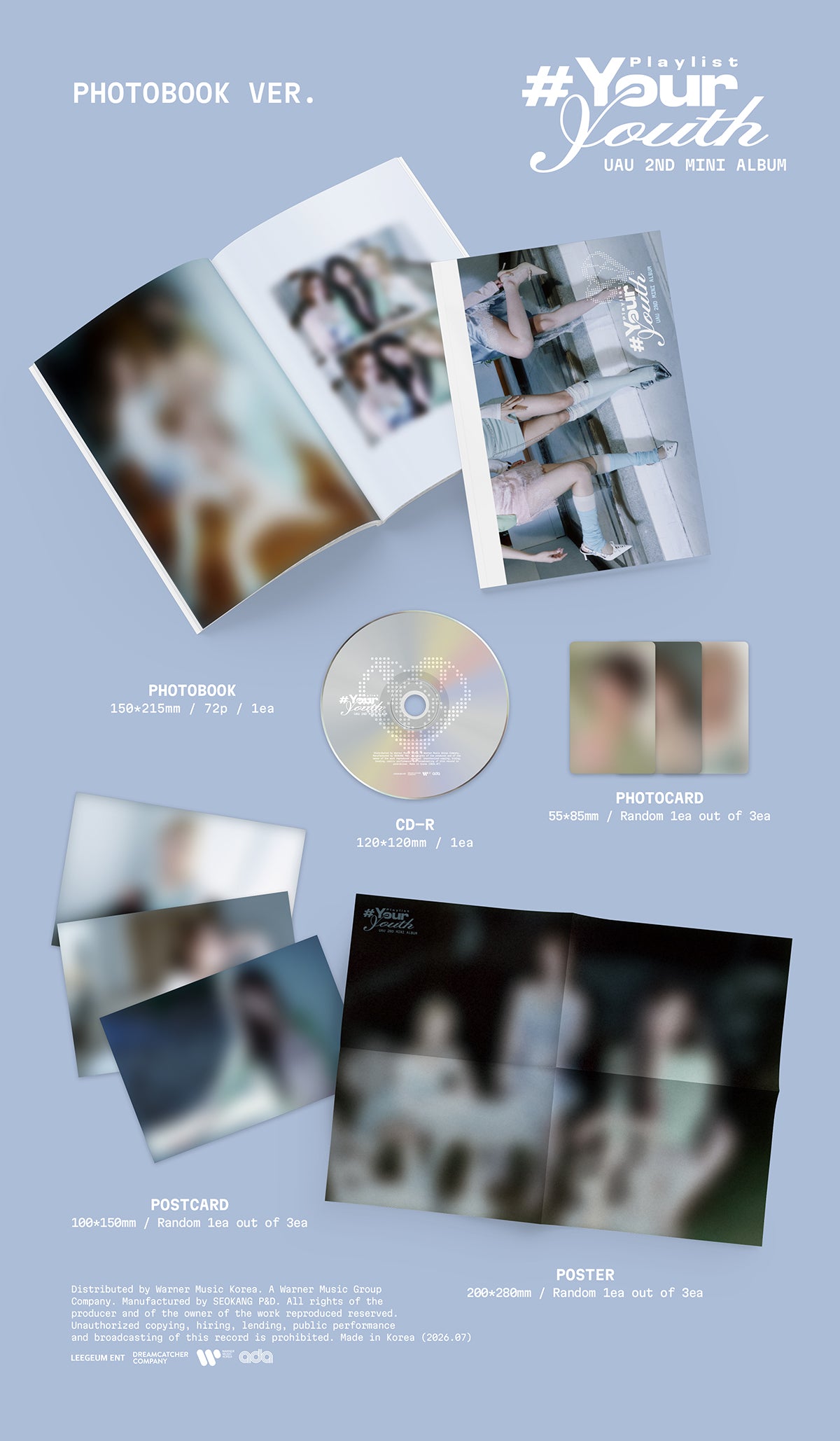 (Pre-Order) UAU (Dreamcatcher) - Playlist #Your Youth - 2nd Mini Album (Photobook Ver.)
