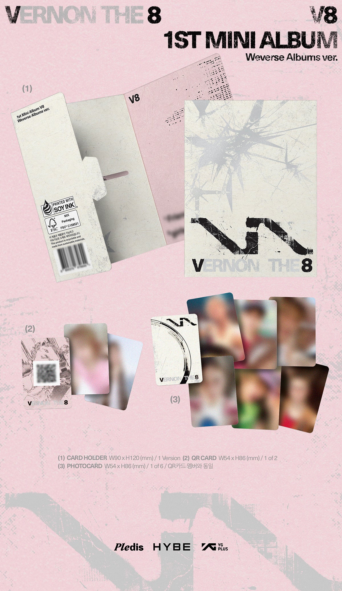 (Pre-Order) V8 (SEVENTEEN) - V8 - 1st Mini Album (Weverse Albums Ver.)
