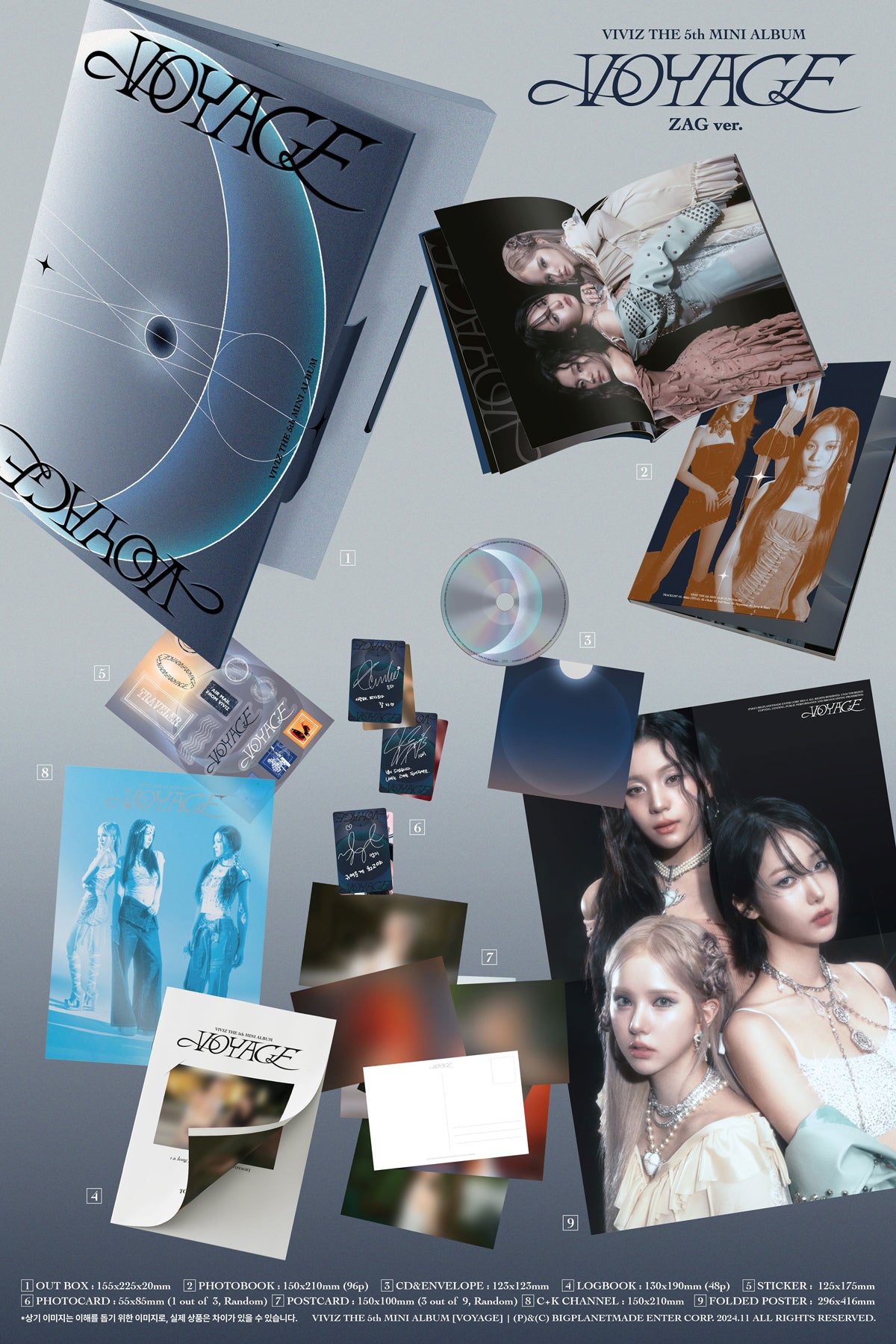 VIVIZ - VOYAGE - 5th Mini Album