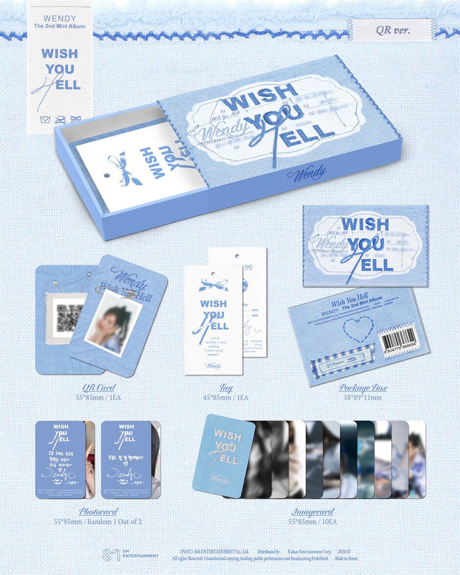 WENDY (Red Velvet) - Wish You Hell - 2nd Mini Album (QR Ver.)