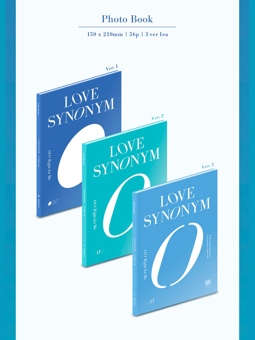 Wonho - Love Synonym - (#1) Right for Us - 1st Mini Album