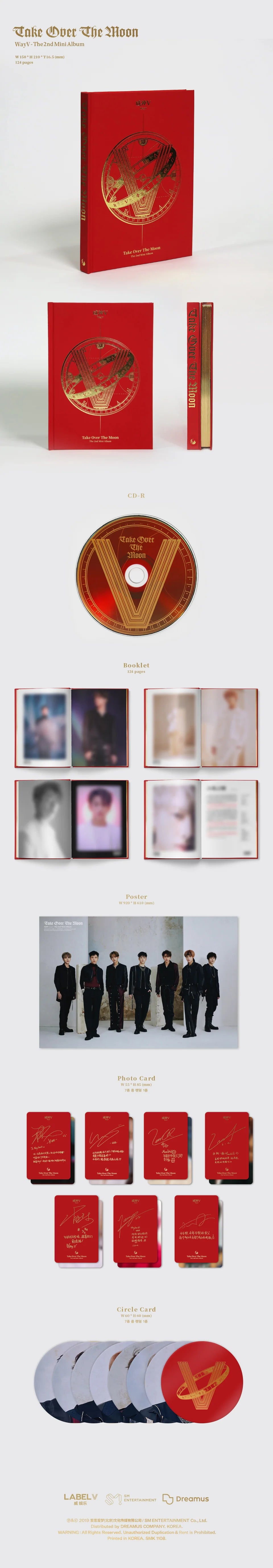 WayV - Take Over The Moon - 2nd Mini Album