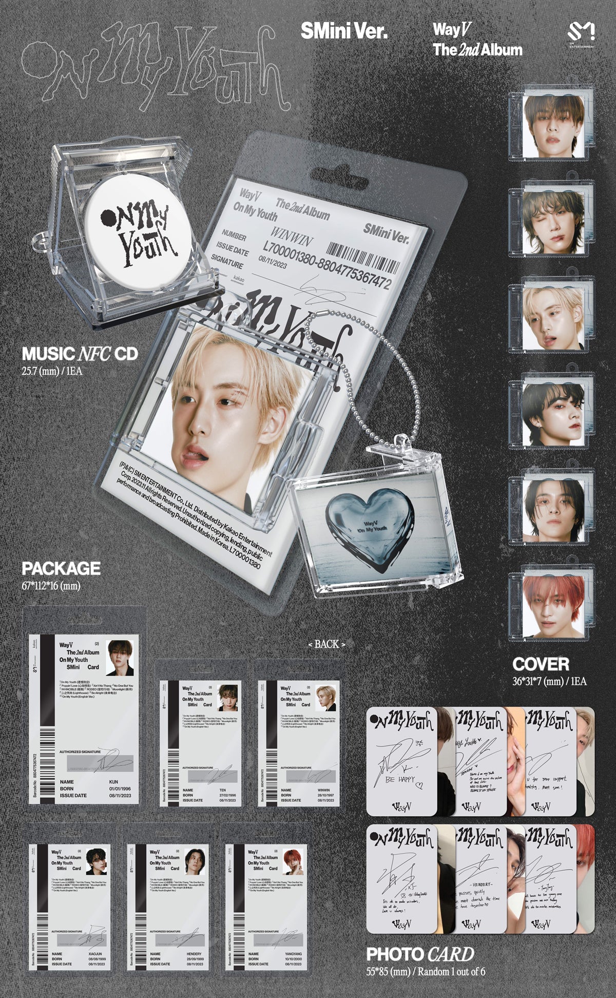 WayV - On My Youth - 2nd Album (SMini Ver.)