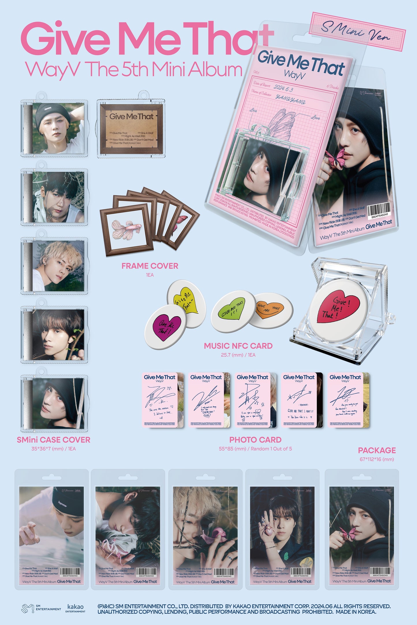 WayV - Give Me That - 5th Mini Album (SMini Ver.)