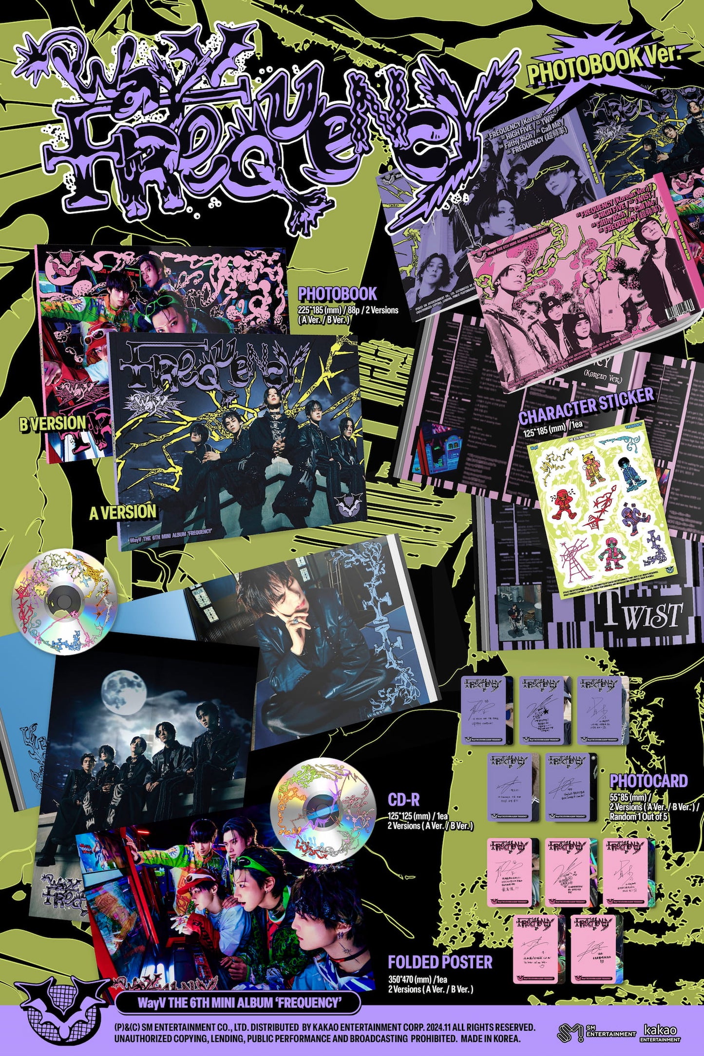 WayV - FREQUENCY - 6th Mini Album (Photobook Ver.)