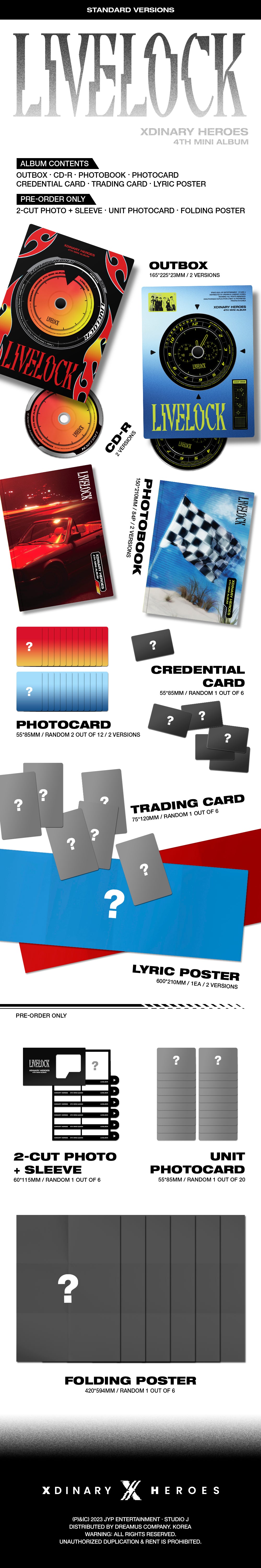 Xdinary Heroes - Livelock - 4th Mini Album