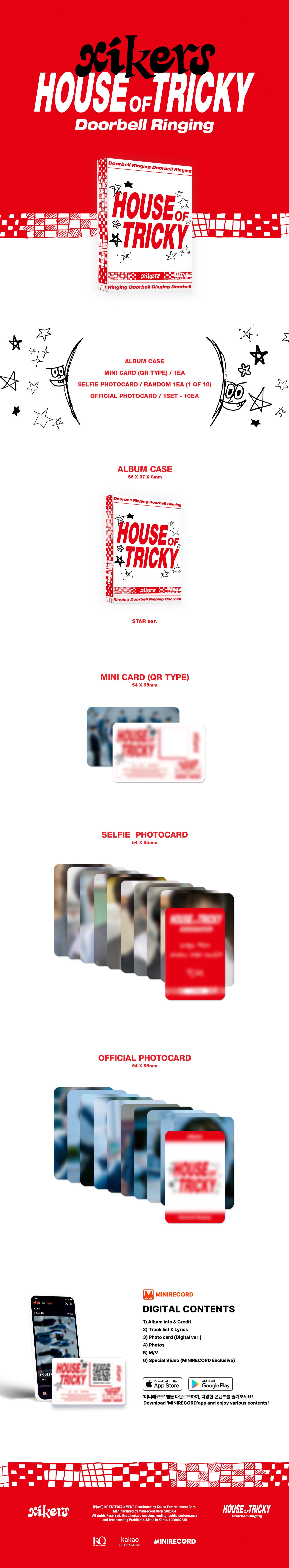 xikers - HOUSE OF TRICKY : Doorbell Ringing - 1st Mini Album (STAR Ver. / Platform Ver.)