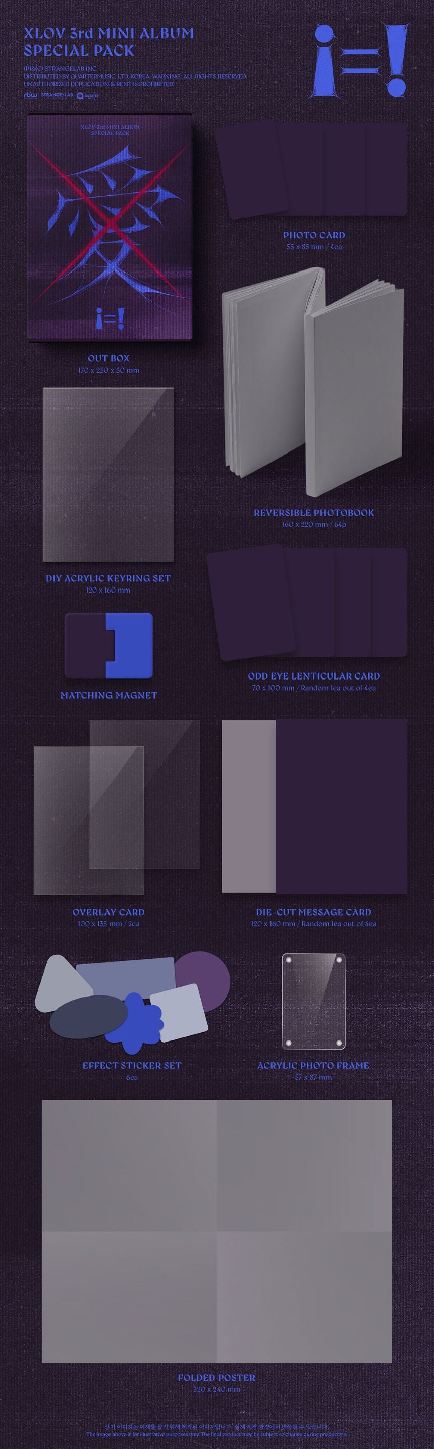 (Pre-Order) XLOV - i=! - 3rd Mini Album (Special Pack Ver.)