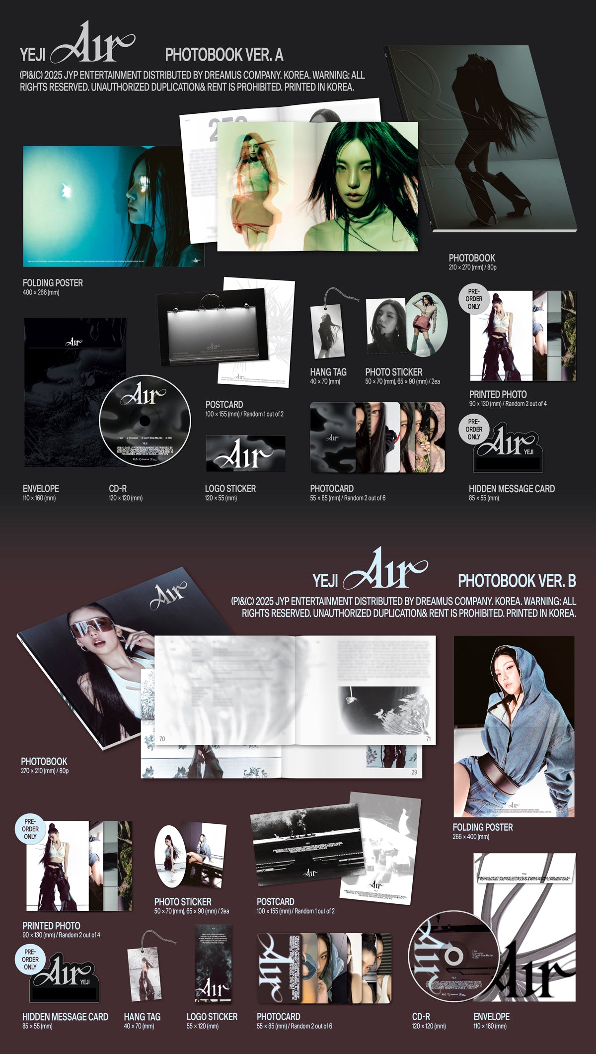 YEJI (ITZY) - Air - Album (Photobook Ver.)