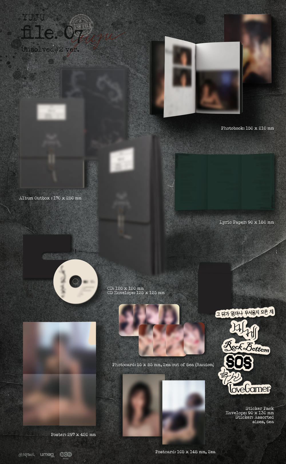 (Pre-Order) YUJU - file. 07 - 4th Mini Album (Unsolved #02 Ver.)