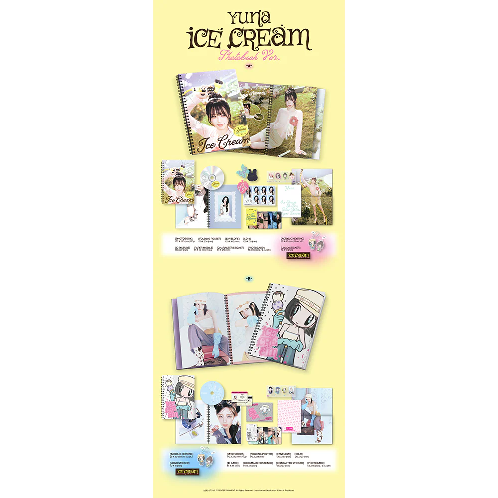 YUNA (ITZY) - Ice Cream - Album (Photobook Ver.)