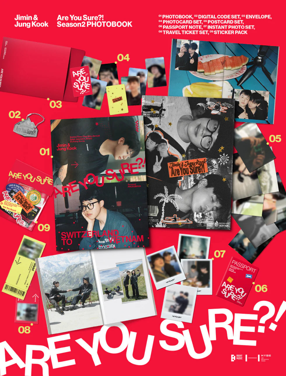 Jimin x Jung Kook (BTS) - Are You Sure?! Season 2 - Photobook