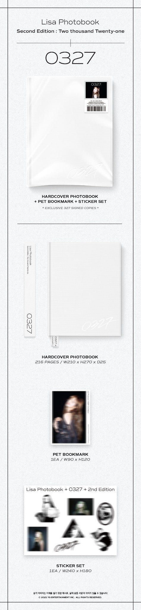 LISA (BLACKPINK) - 0327 Vol. 2 - Photobook