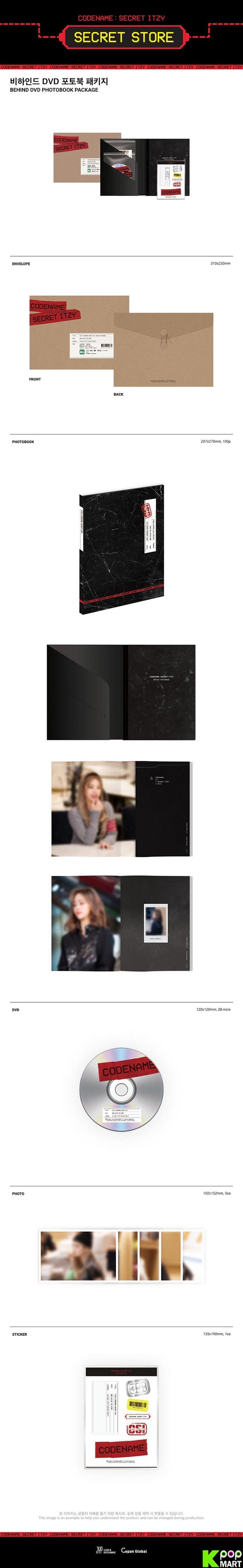 ITZY - SECRET STORE - Behind DVD Photobook