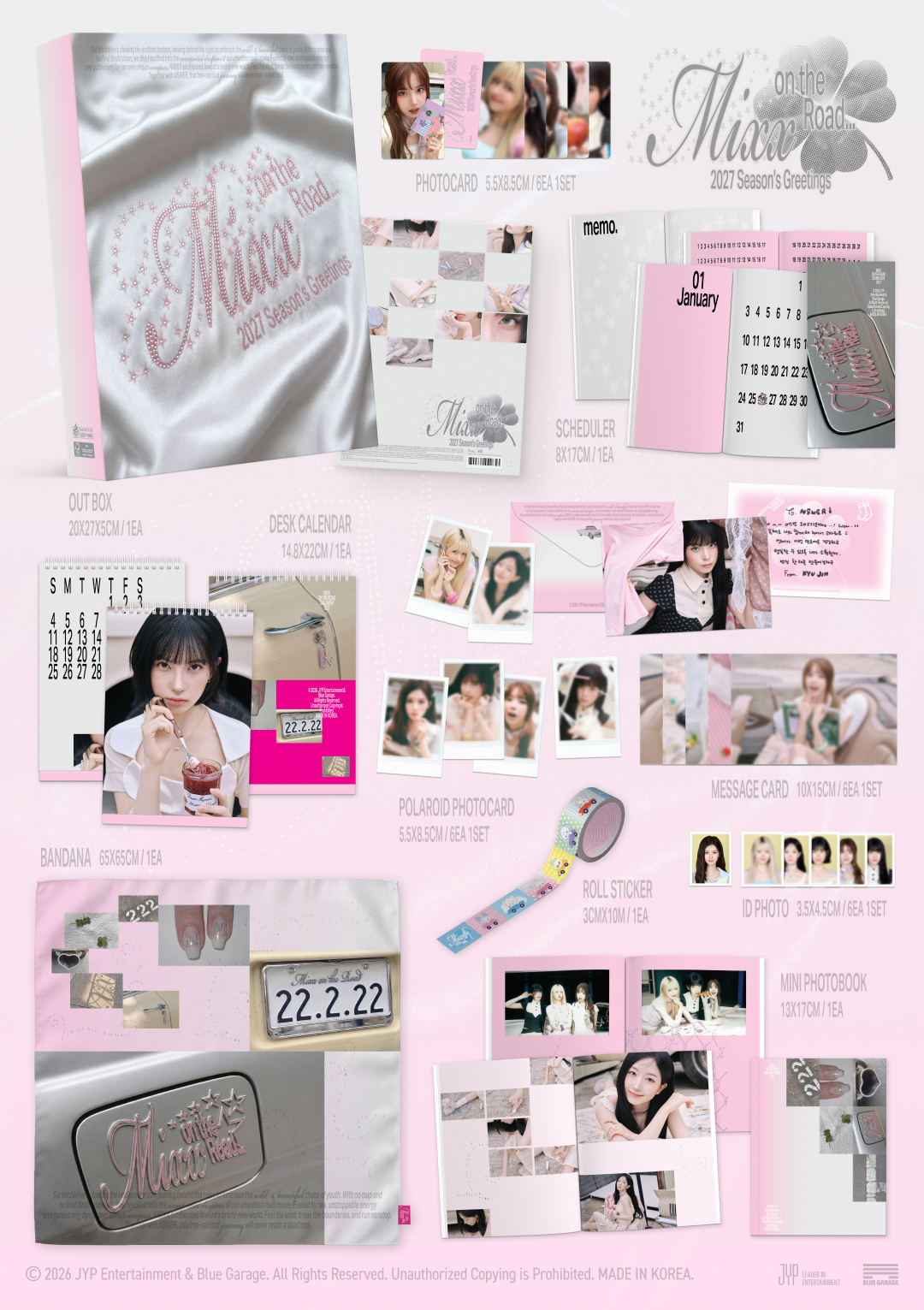 (Pre-Order) NMIXX - 2027 - MIXX ON THE ROAD - Season's Greetings