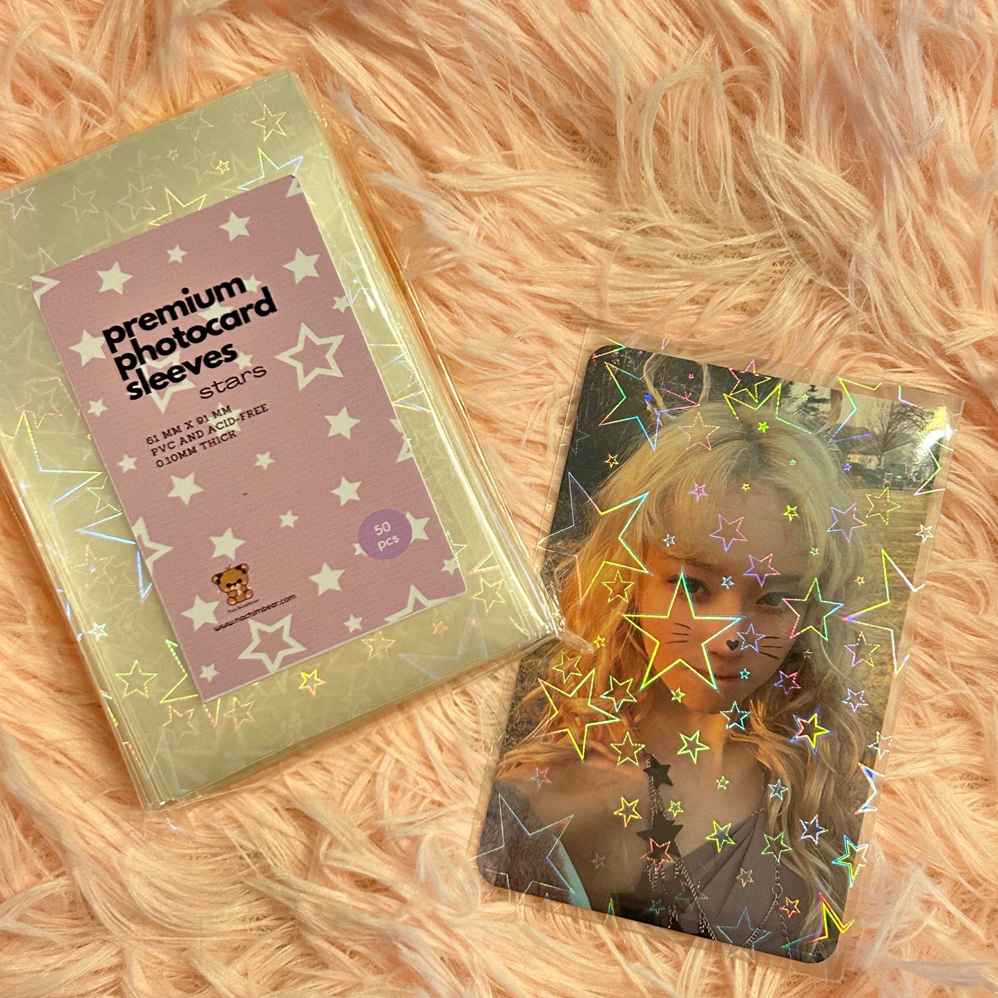 Nachimbear - Photocard Sleeves - Stars (50 Pack)