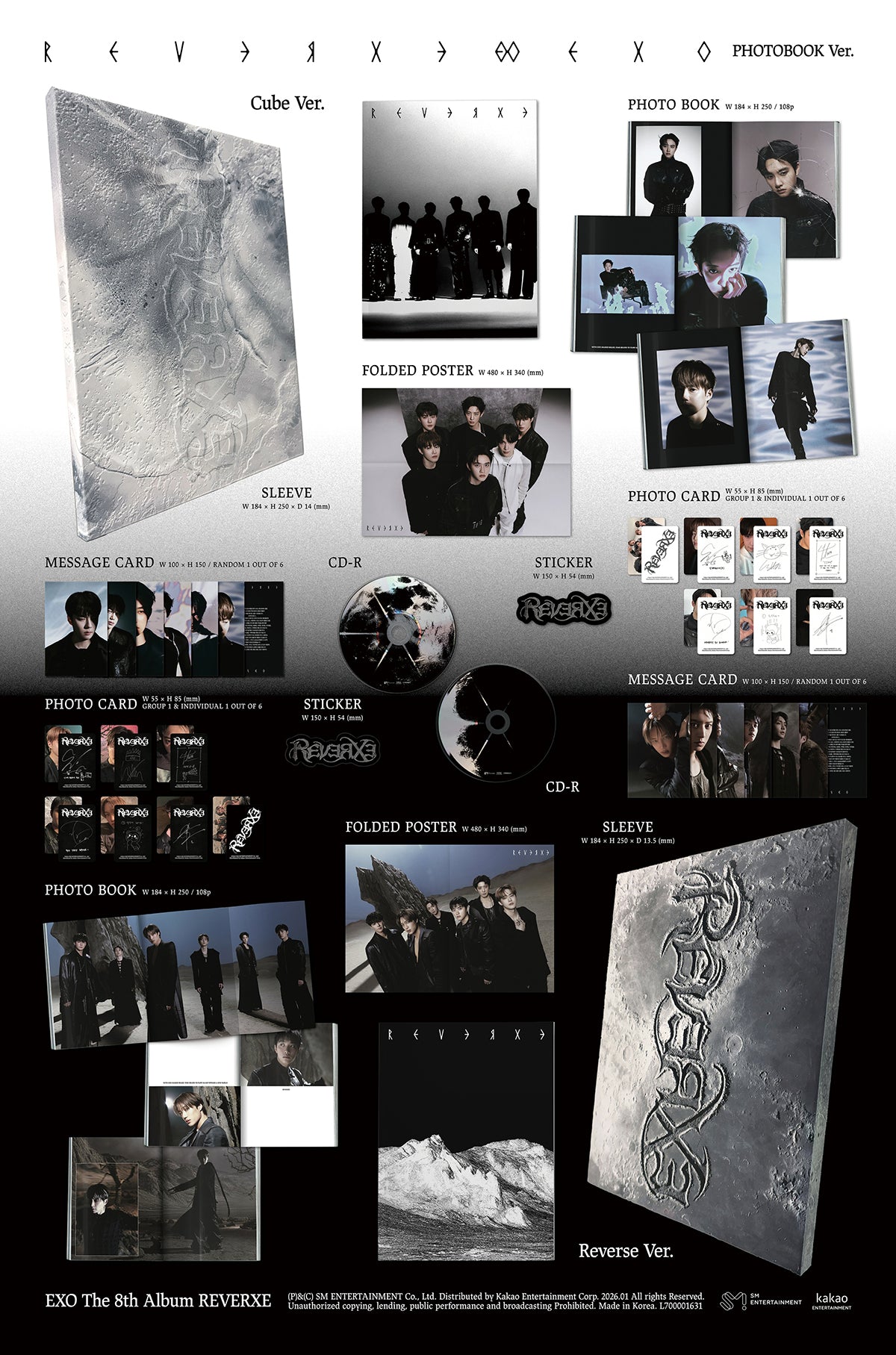 EXO - REVERXE - 8th Mini Album (Photobook Ver.)