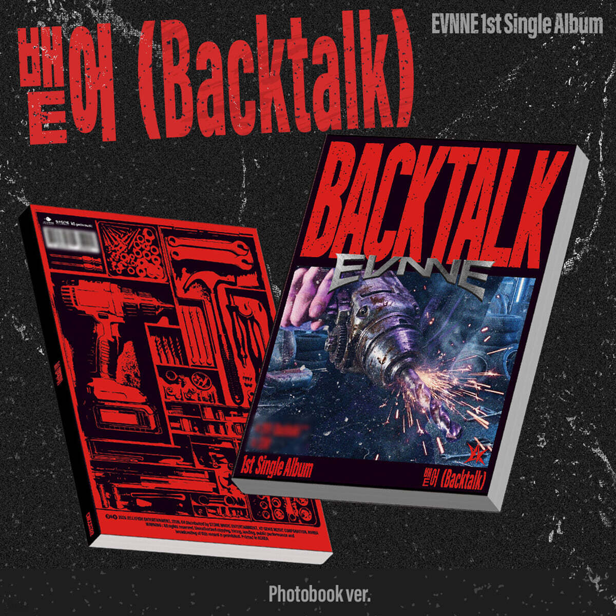 EVNNE 1st Single Album [뱉어 (Backtalk)] (Photobook Ver.)