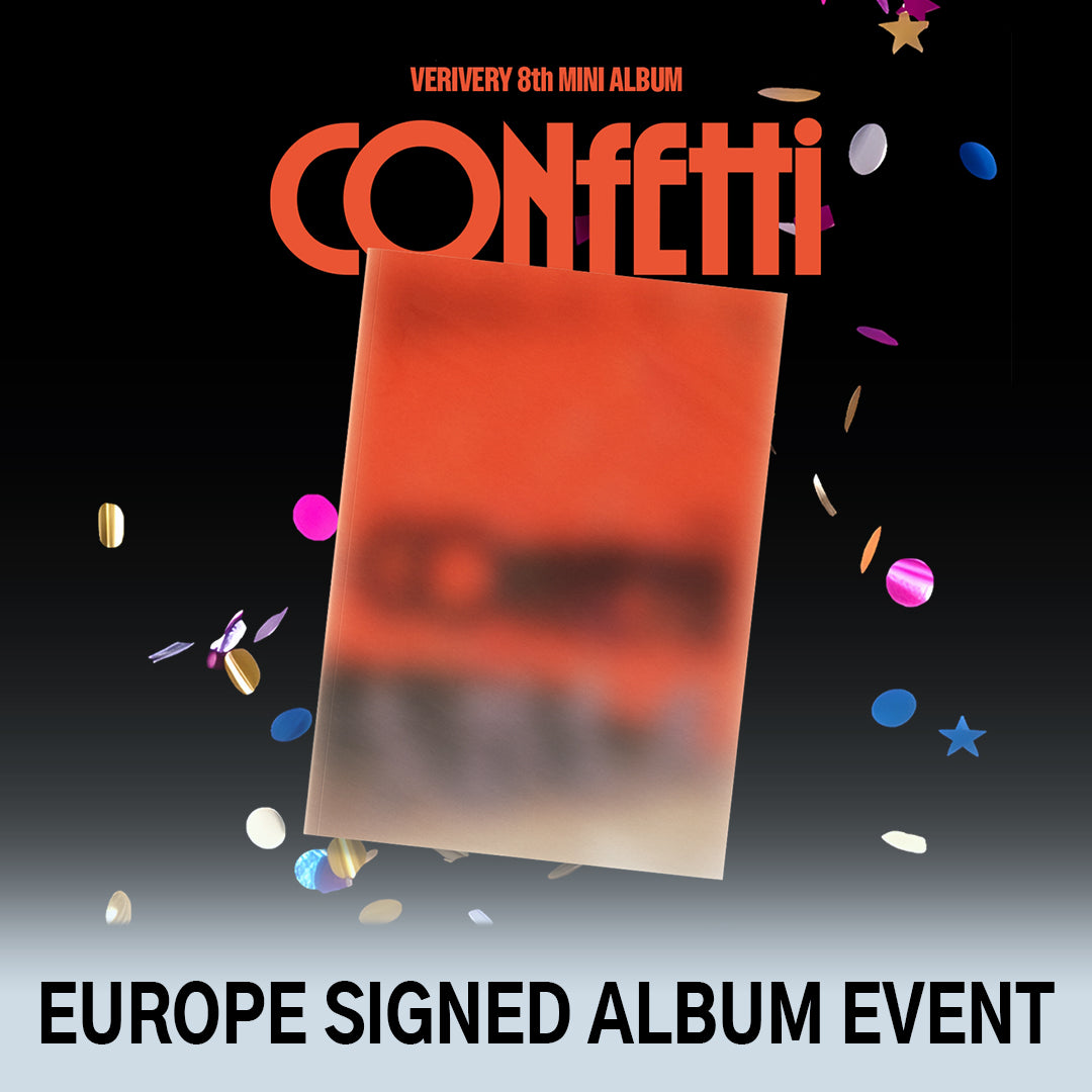 (Pre-Order + EUROPE SIGNED ALBUM EVENT) VERIVERY - CONFETTI - 8th Mini Album (PHOTOBOOK Ver.)