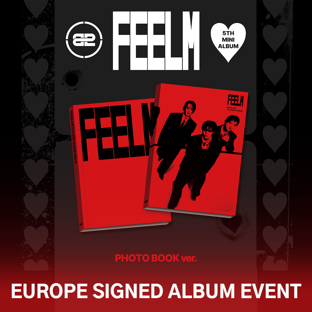 (Pre-Order + EUROPE SIGNED ALBUM EVENT) 82MAJOR - FEELM - 5TH MINI ALBUM (PHOTO BOOK Ver.)