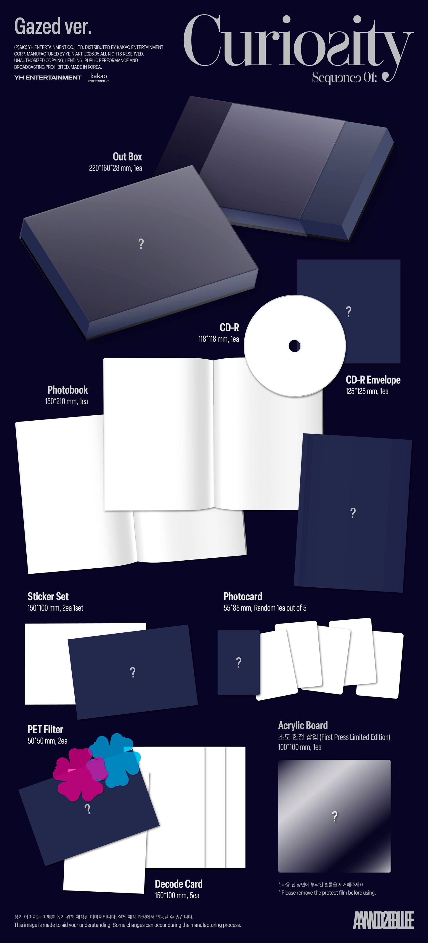 (Pre-Order) AND2BLE - Sequence 01 : Curiosity - 1st Mini Album (Standard Ver.)