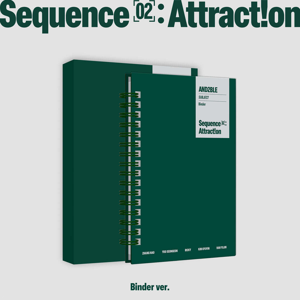 (Pre-Order) AND2BLE - Sequence 02: Attraction - 2nd Mini Album (Binder Ver.)