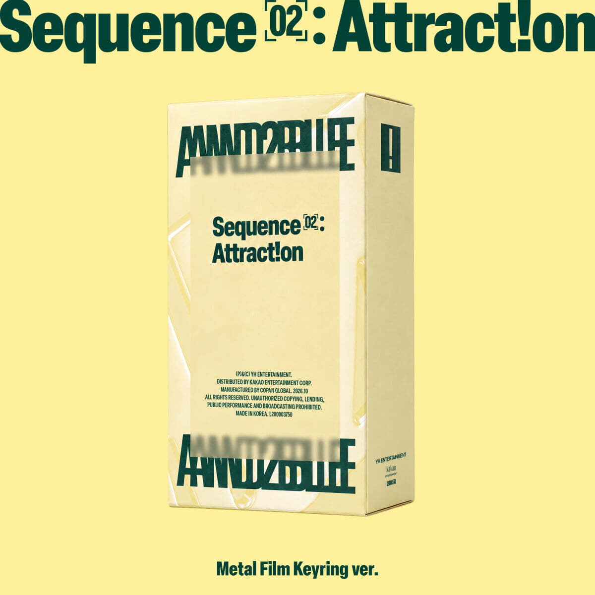 (Pre-Order) AND2BLE - Sequence 02: Attraction - 2nd Mini Album (Metal Film Keyring Ver.)