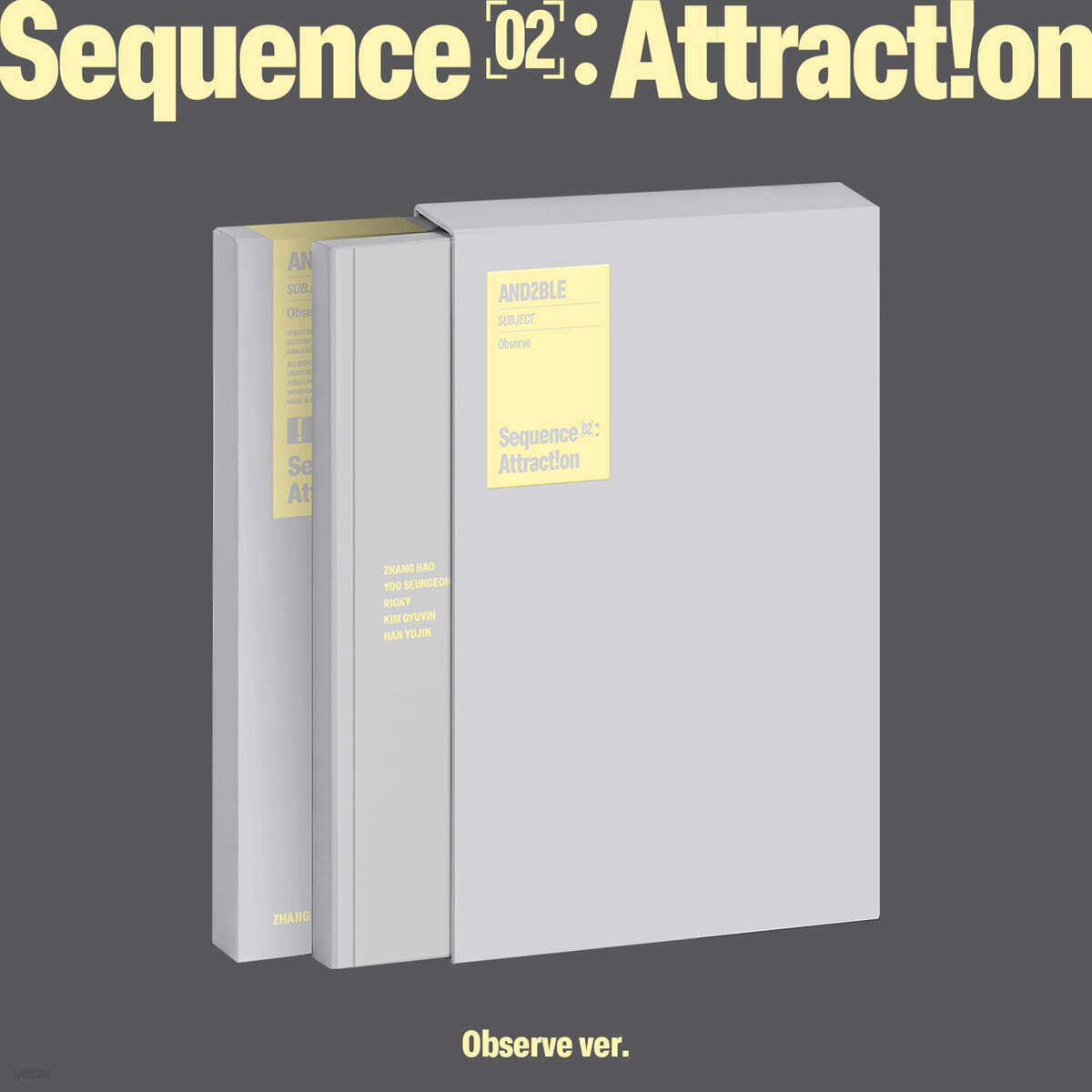 (Pre-Order) AND2BLE - Sequence 02: Attraction - 2nd Mini Album (Observe Ver. / Attraction Ver. / Archive Ver.)