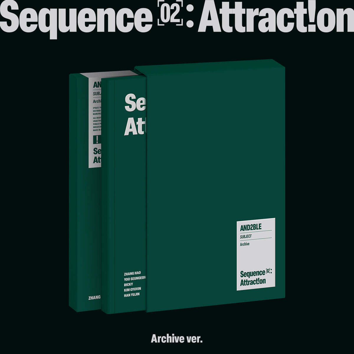 (Pre-Order) AND2BLE - Sequence 02: Attraction - 2nd Mini Album (Observe Ver. / Attraction Ver. / Archive Ver.)
