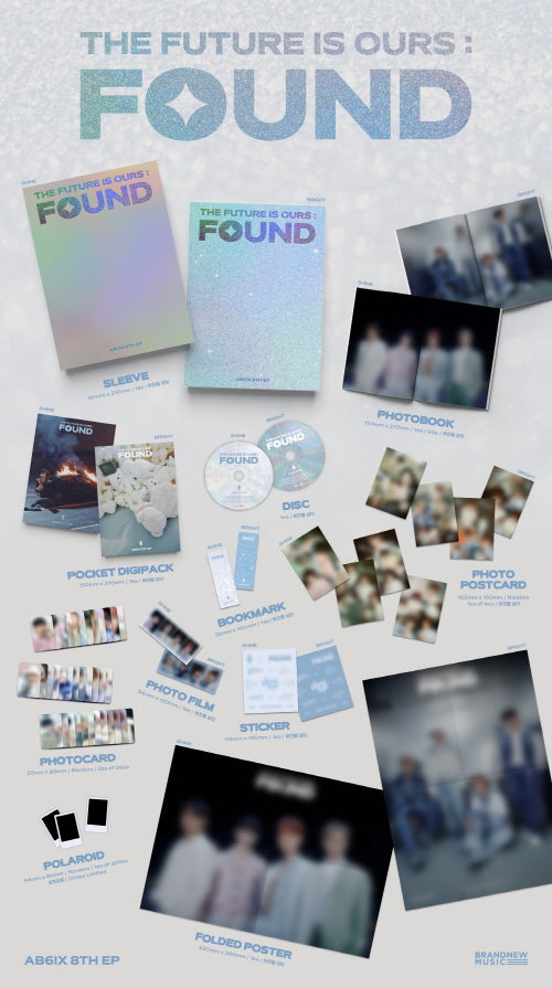 AB6IX - THE FUTURE IS OURS : FOUND - 8th EP Album (Photobook Ver.)