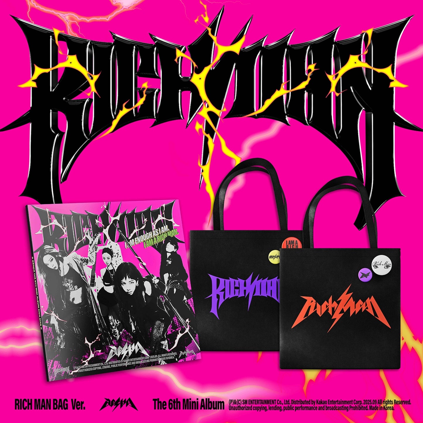 aespa - Rich Man - 6th Mini Album (Rich Man Bag Ver.)