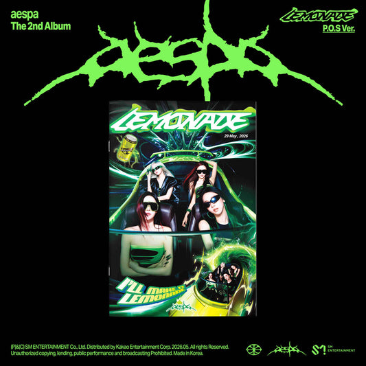 (Pre-Order) aespa - LEMONADE - 2nd Album (P.O.S Ver.)