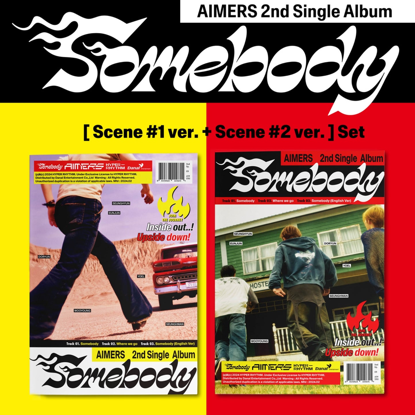 AIMERS - Somebody - 2nd Single Album