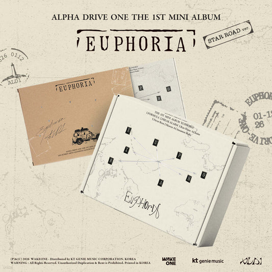ALPHA DRIVE ONE - EUPHORIA - 1st Mini Album (Star Road Ver.)