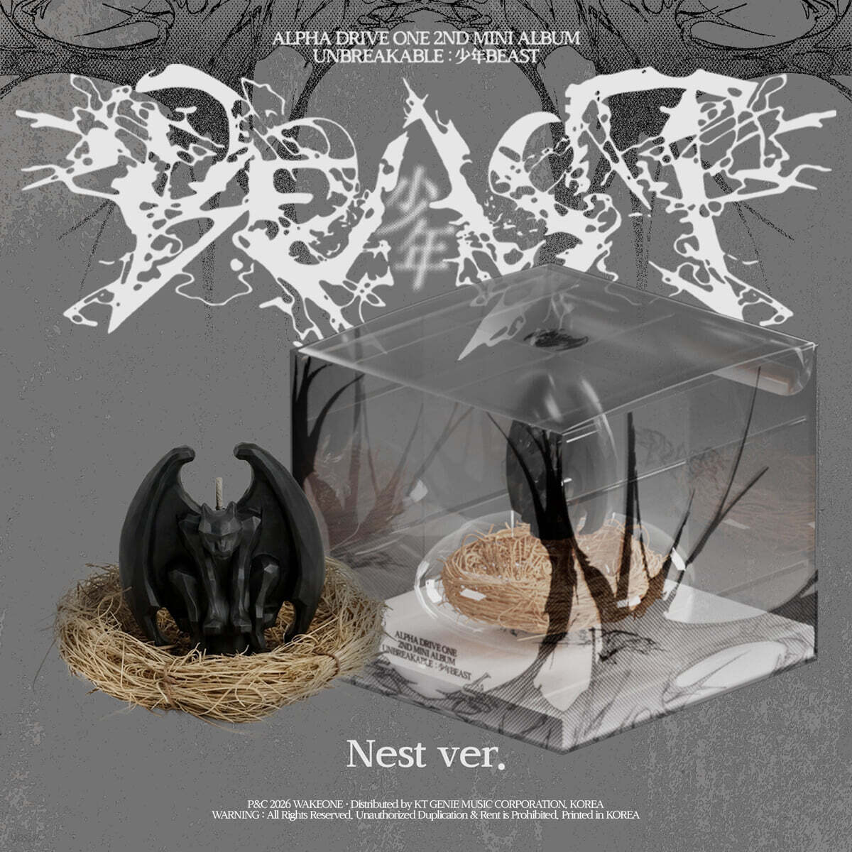 (Pre-Order) ALPHA DRIVE ONE - UNBREAKABLE : 少年BEAST - 2nd Mini Album (Nest Ver.) (Limited Edition)