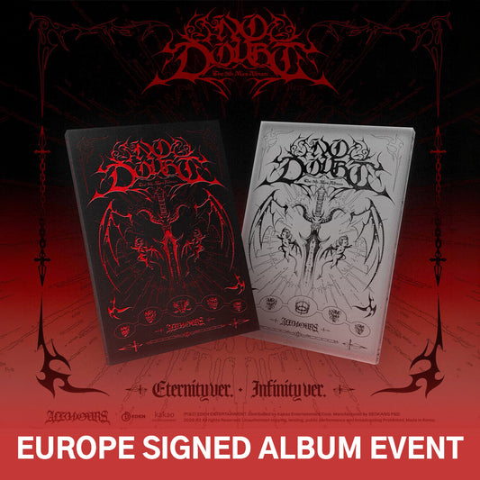 (Pre-Order + EUROPE SIGNED ALBUM EVENT) ALL(H)OURS - NO DOUBT - 5th Mini Album (ETERNITY Ver. / INFINITY Ver.)