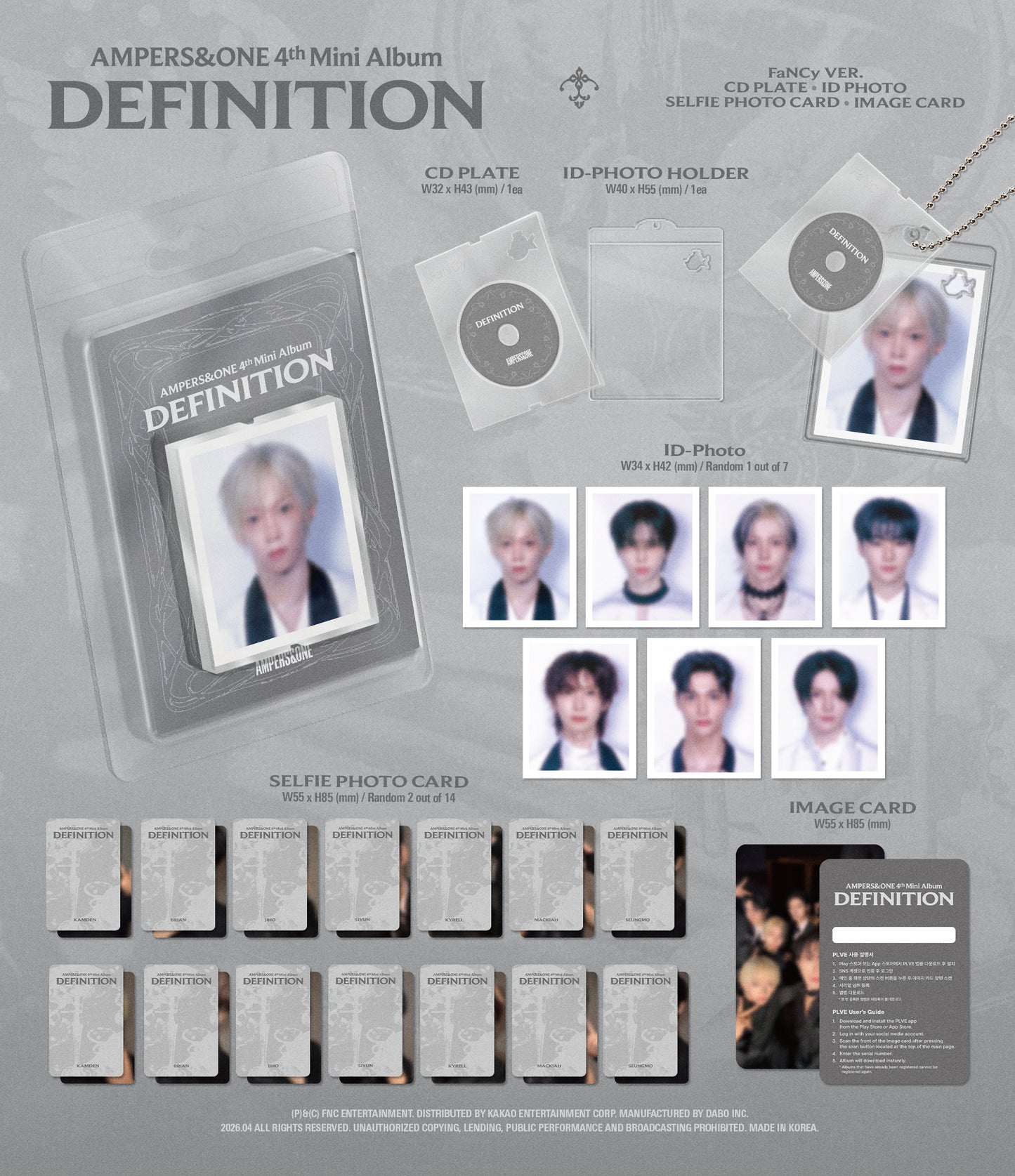 AMPERS&ONE - DEFINITION - 4th Mini Album (FaNCy Ver.) (PLVE)
