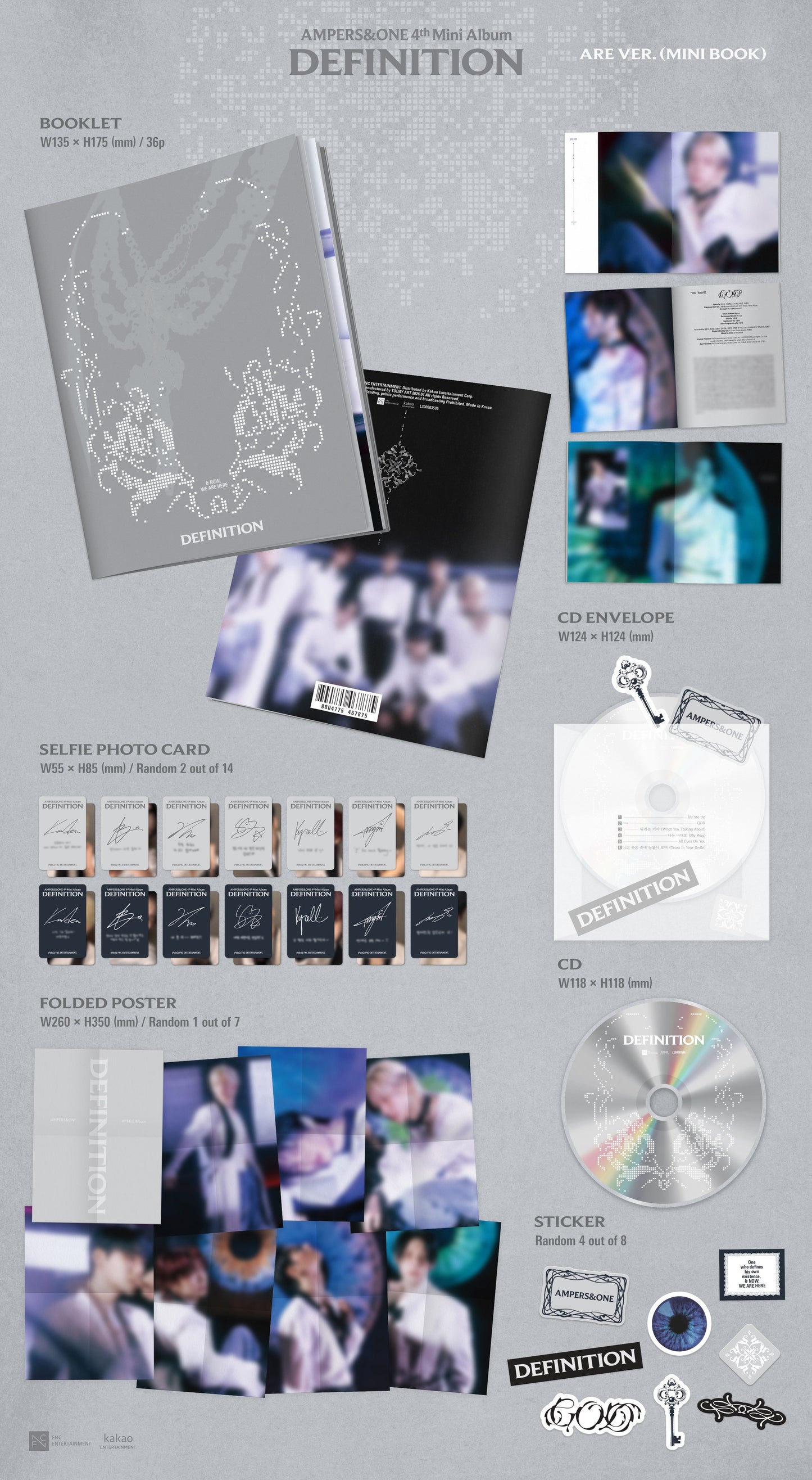 AMPERS&ONE - DEFINITION - 4th Mini Album (ARE Ver.)