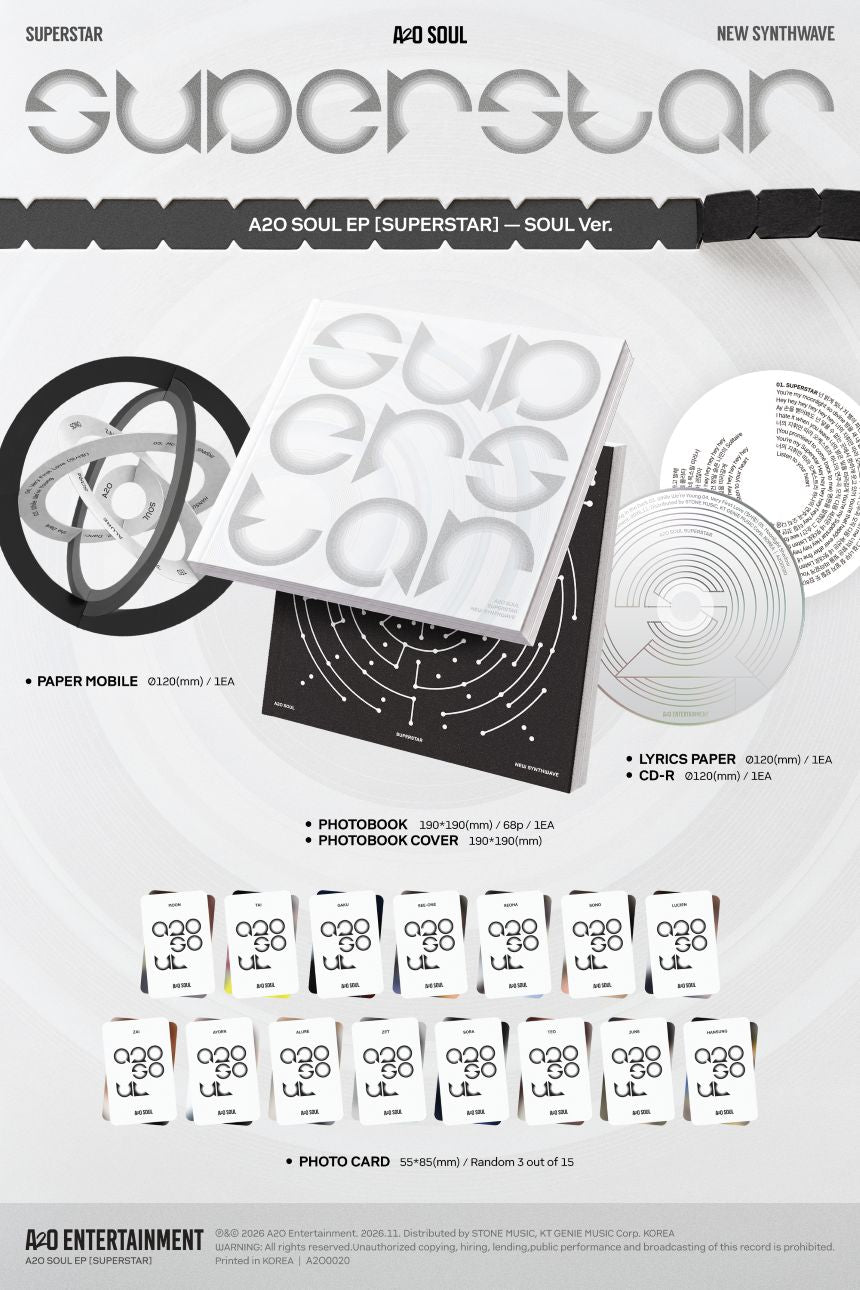 (Pre-Order) A2O SOUL - SUPERSTAR - EP (Standard Ver.)