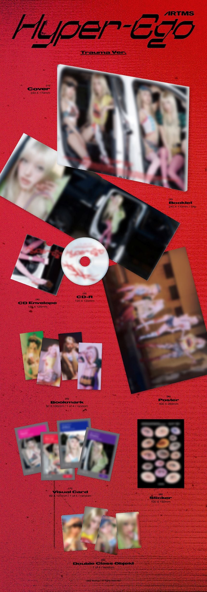 (Pre-Order) ARTMS - Hyper-Ego (Aura Ver. / Trauma Ver.)